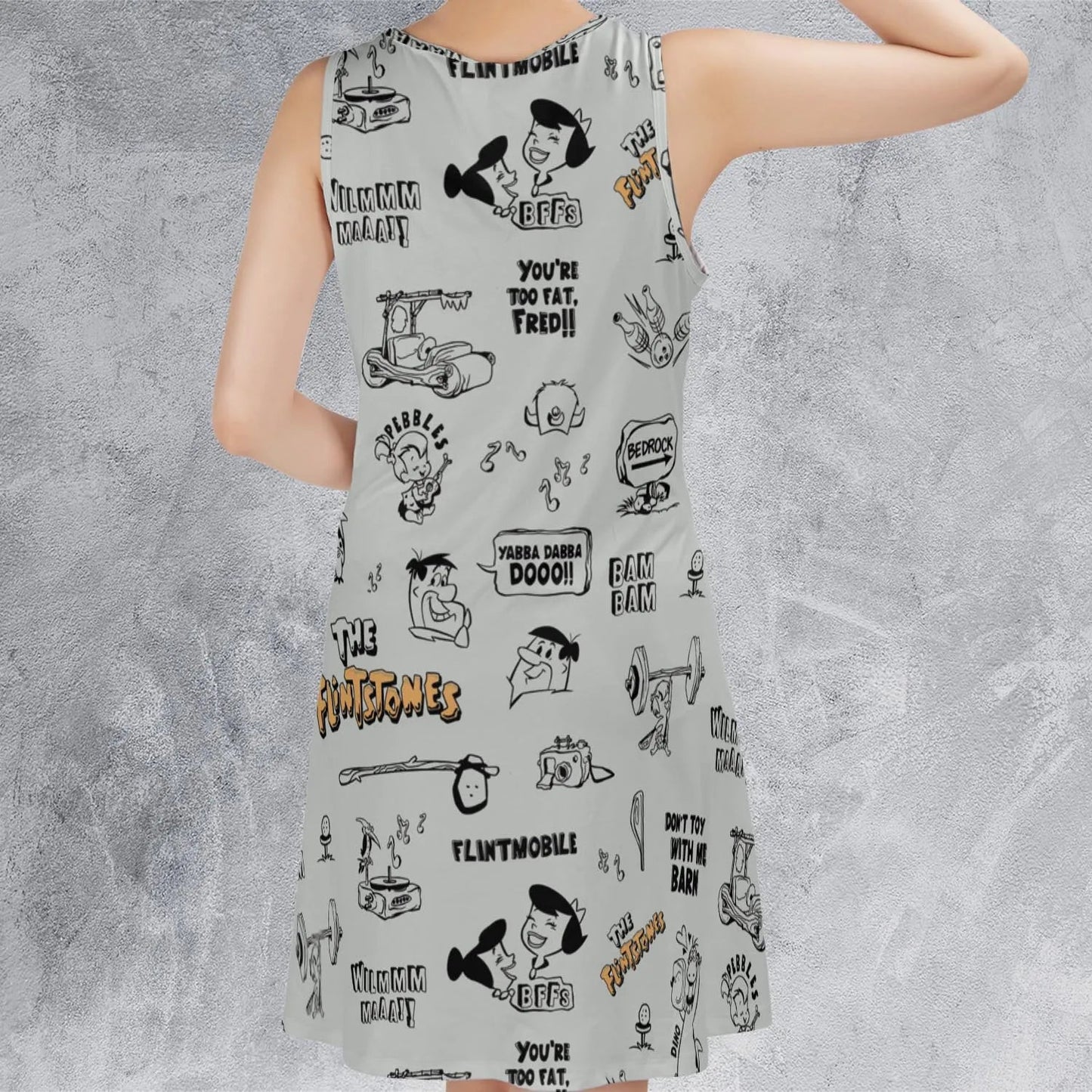 Casual Sleeveless Dress - XUKHEAZ6