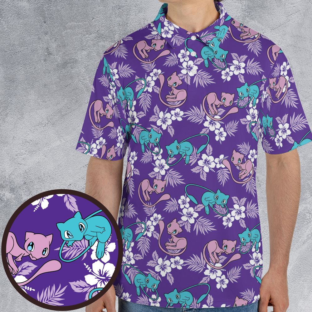 AOP Men/Women Polo Shirt - VMSE5RTX -  - 1