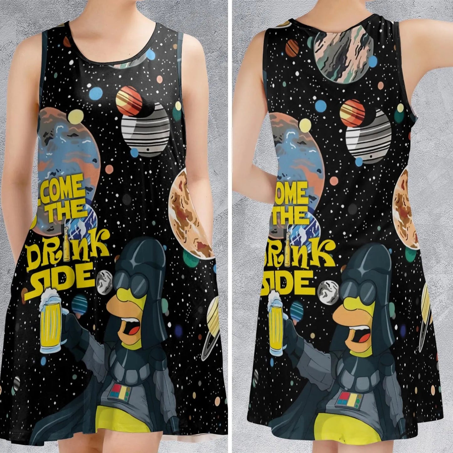 Casual Sleeveless Dress - U1BBN362