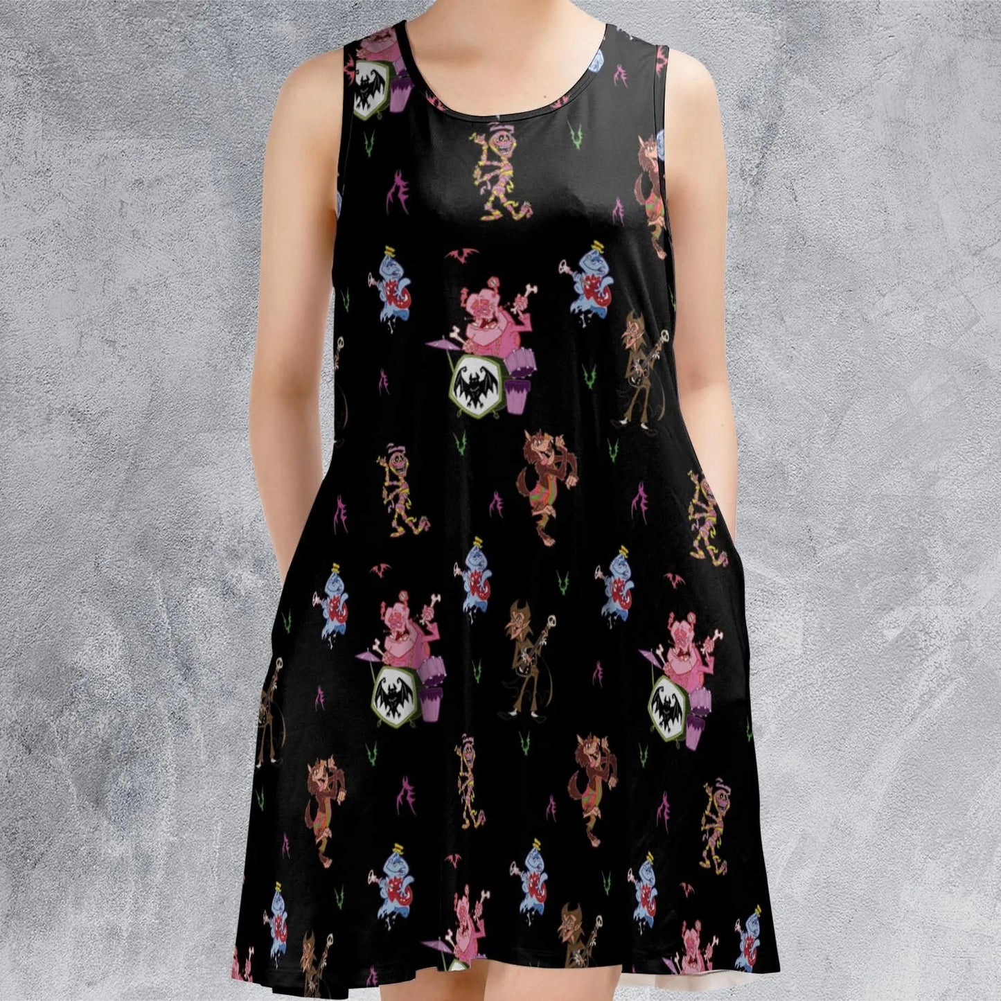 Casual Sleeveless Dress - YRBSLX8T