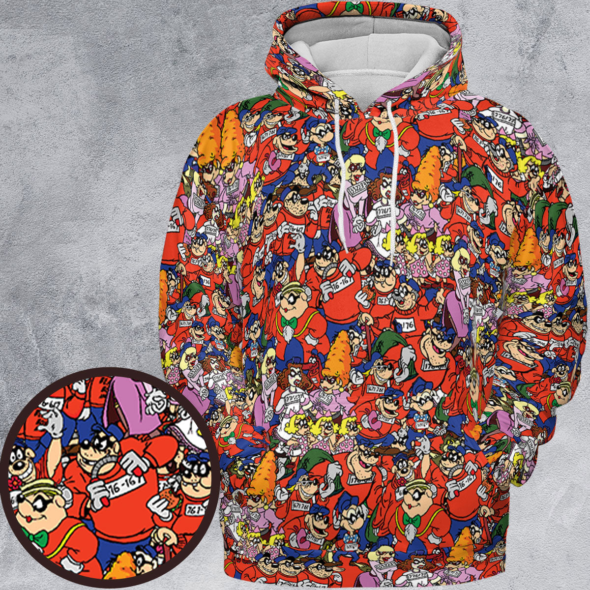 Full Print Hoodie - 98SJRVCS
