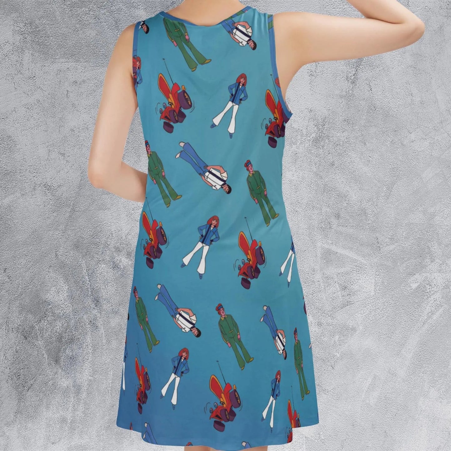 Casual Sleeveless Dress - T81Q5LGR