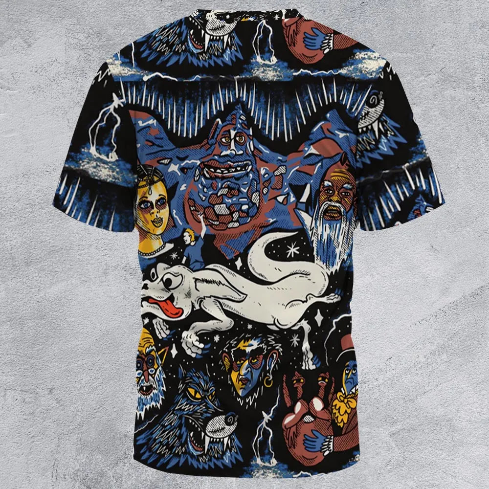 Full Print T-Shirt - 87YEKBGR