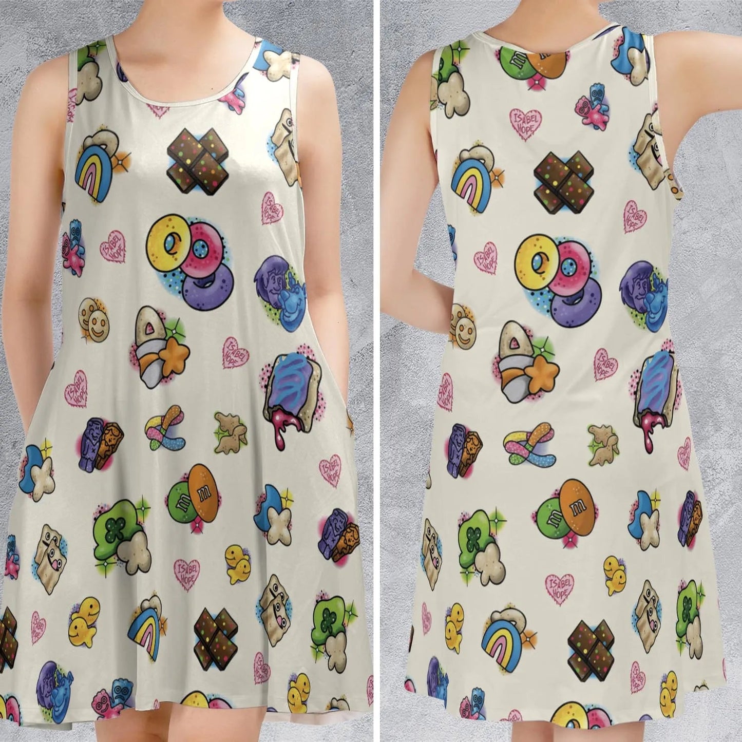 Casual Sleeveless Dress - X95HC9HP