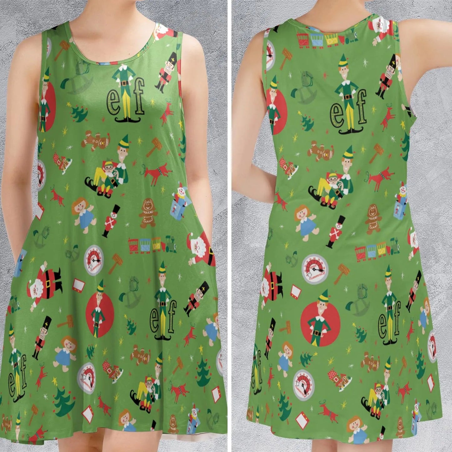 Casual Sleeveless Dress - T6779ZDZ