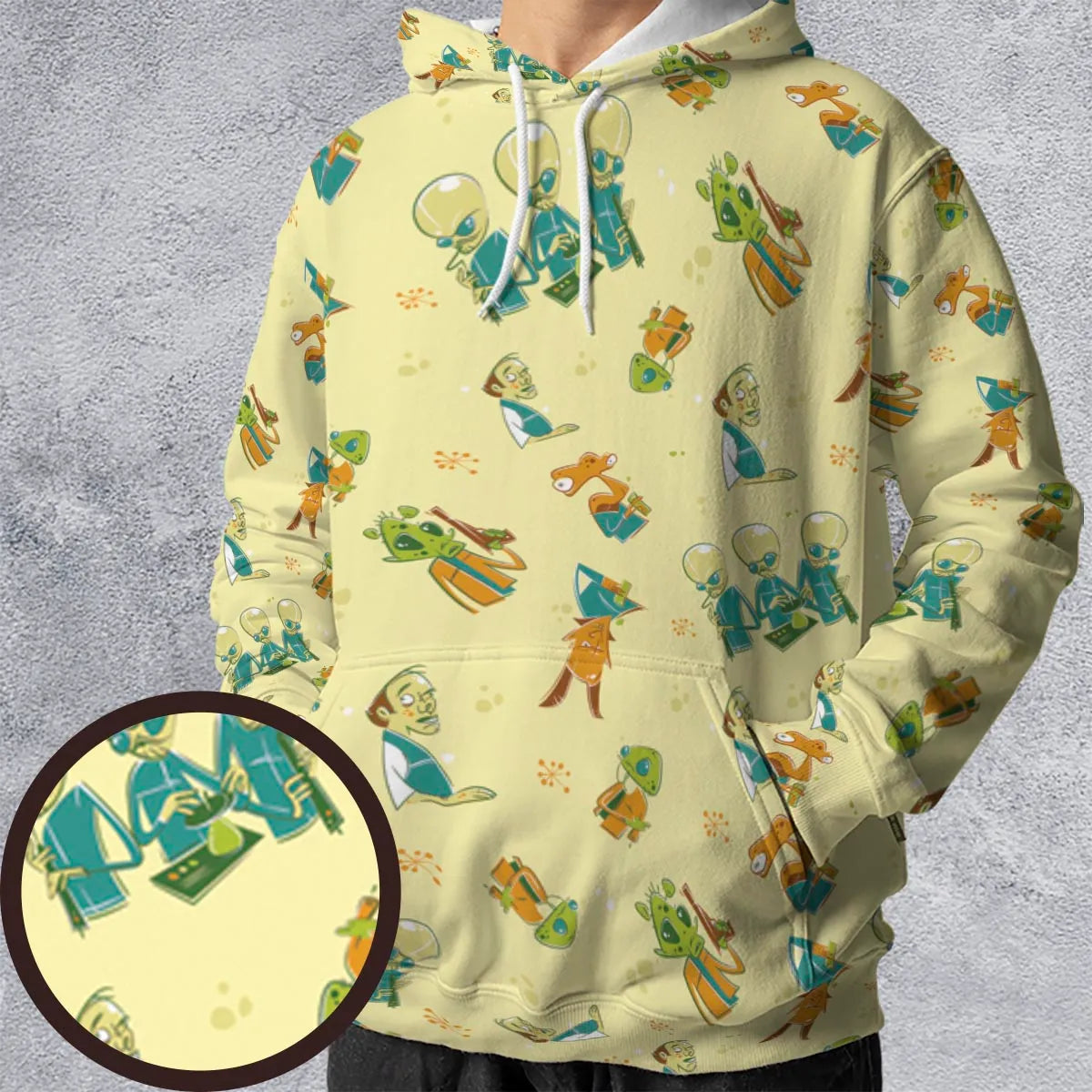 Full Print Hoodie - W82R69CC