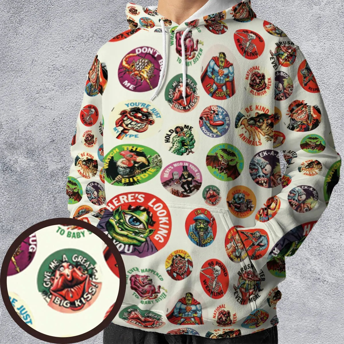 Full Print Hoodie - ZDSQKJCR