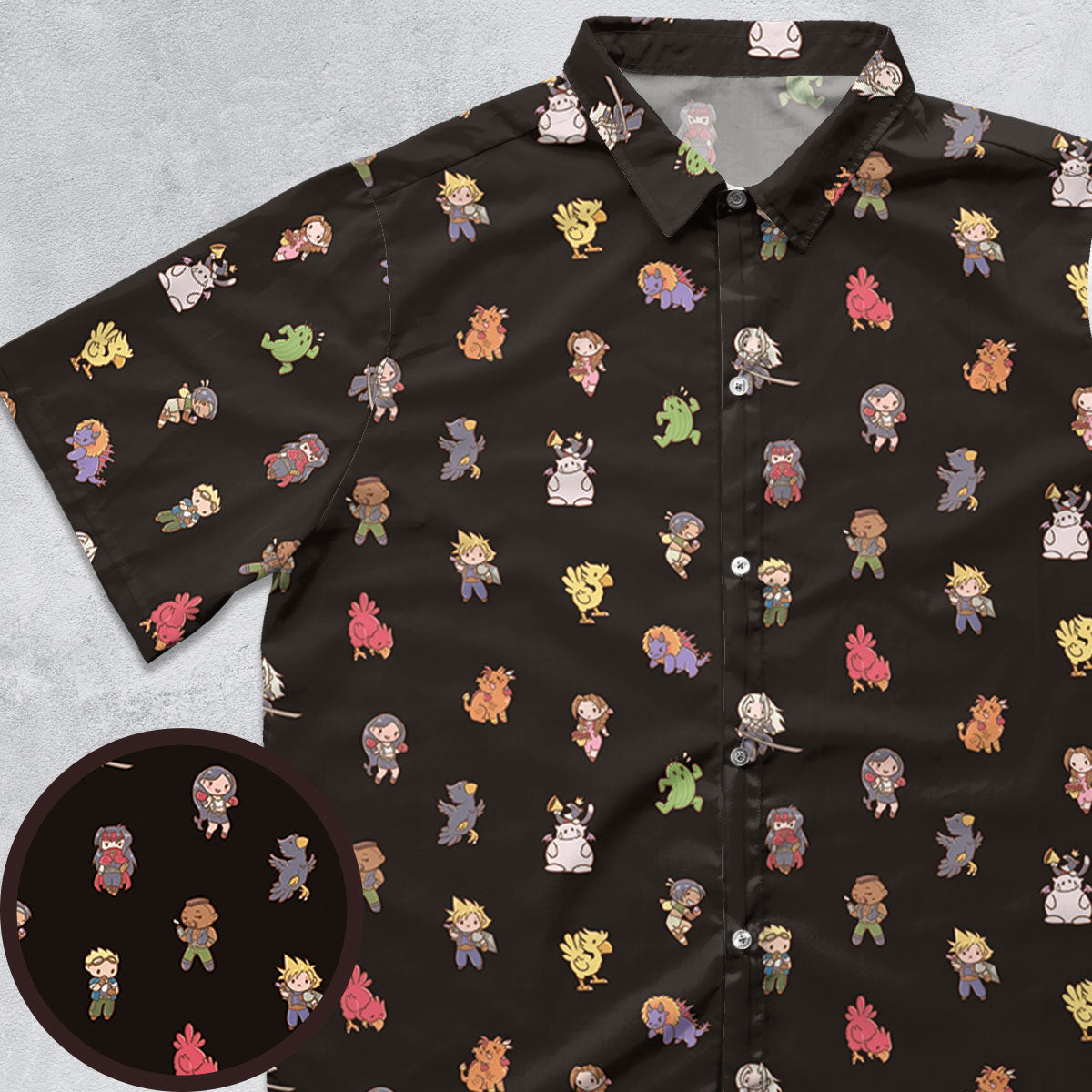 Short Sleeve Button Shirt - MBFG72SK