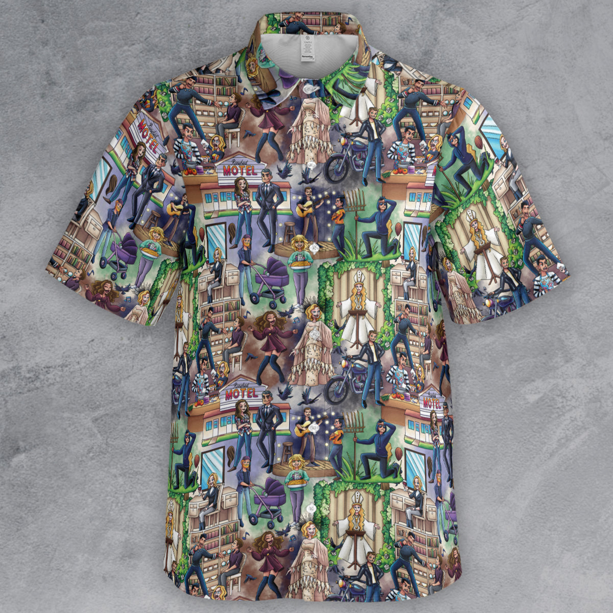 Short Sleeve Button Shirt - WCMCVNXR