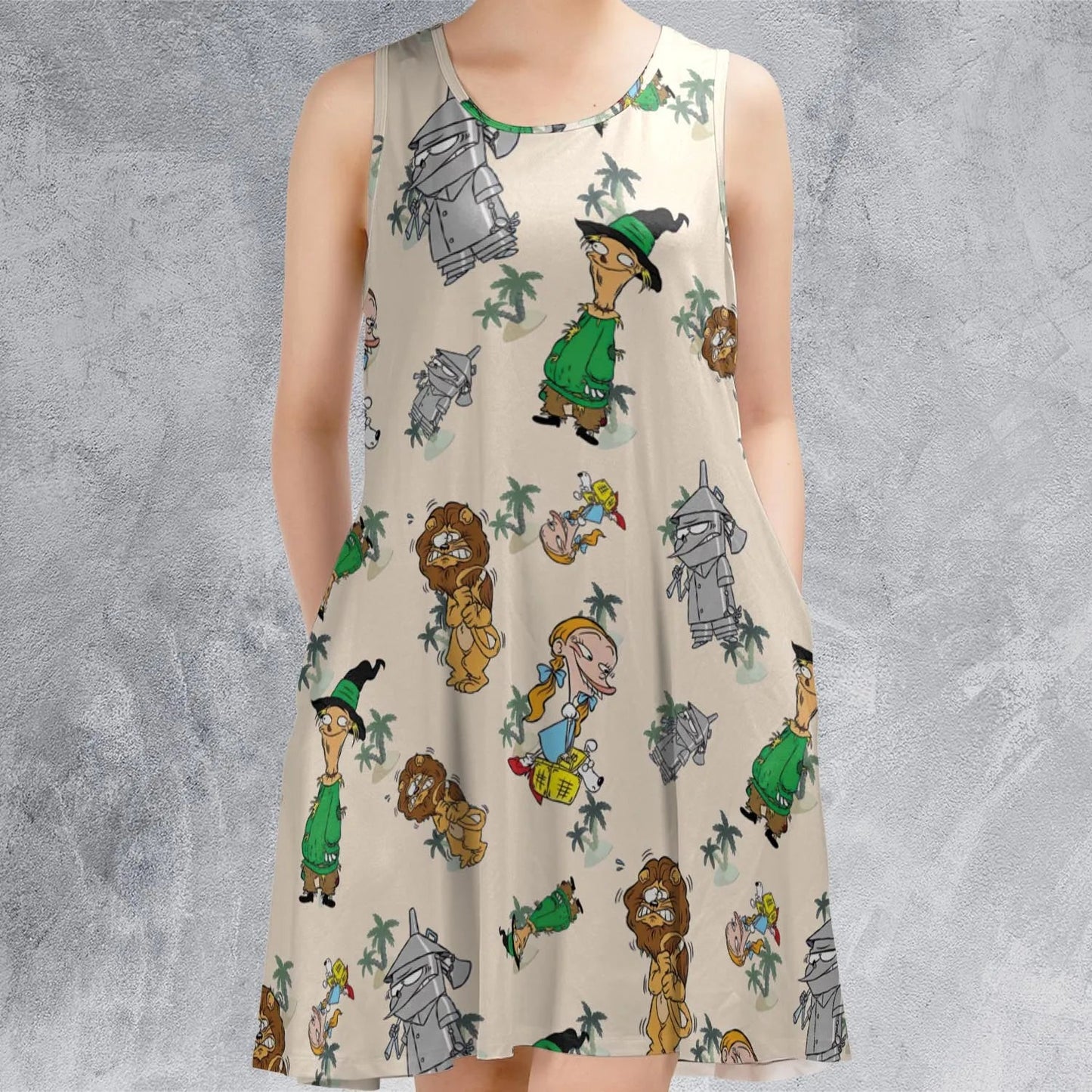 Casual Sleeveless Dress - ZL2RYUHZ