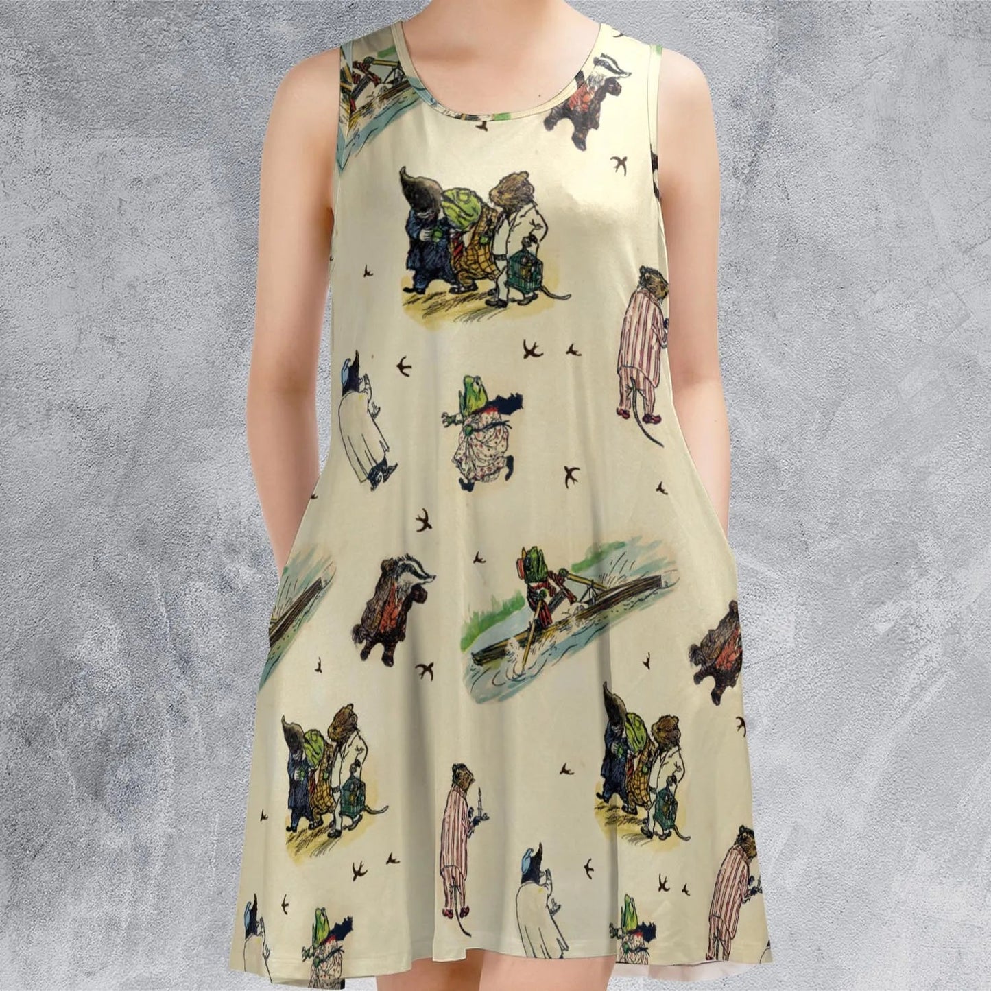 Casual Sleeveless Dress - NW8QRDR6