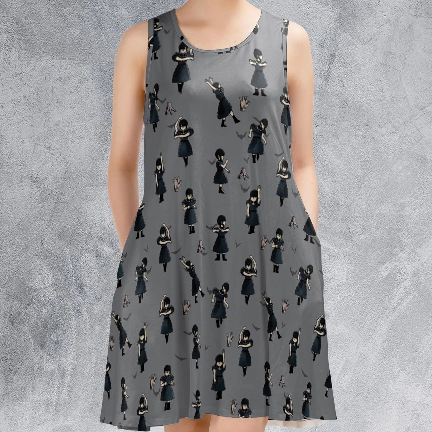 Casual Sleeveless Dress - X5A7SX39