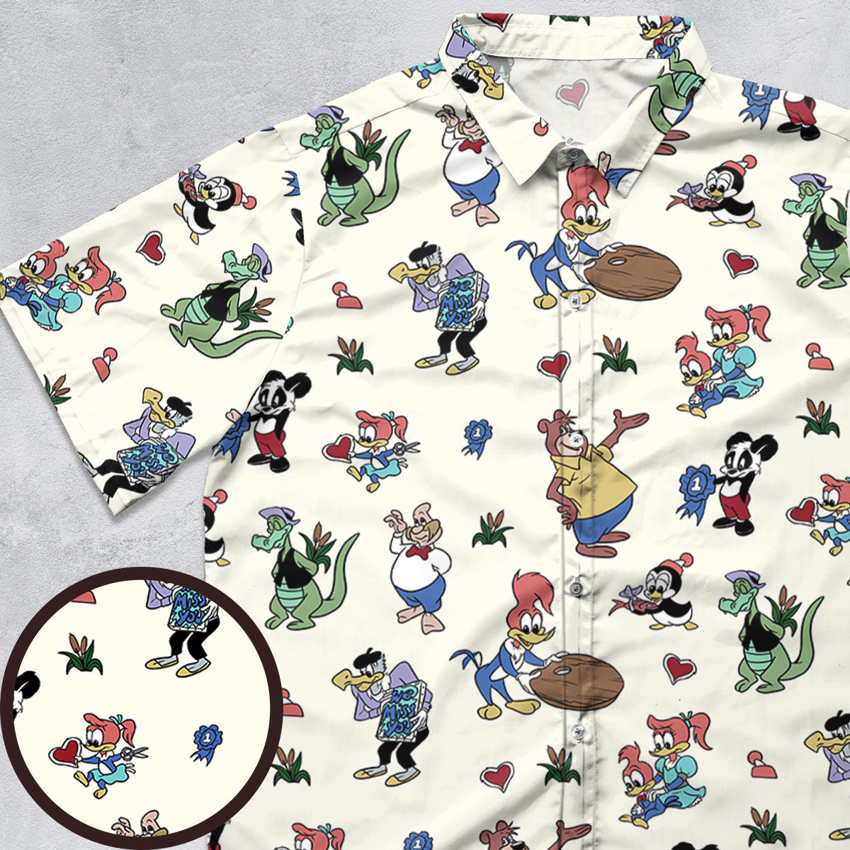Short Sleeve Button Shirt - BAS8FFPN
