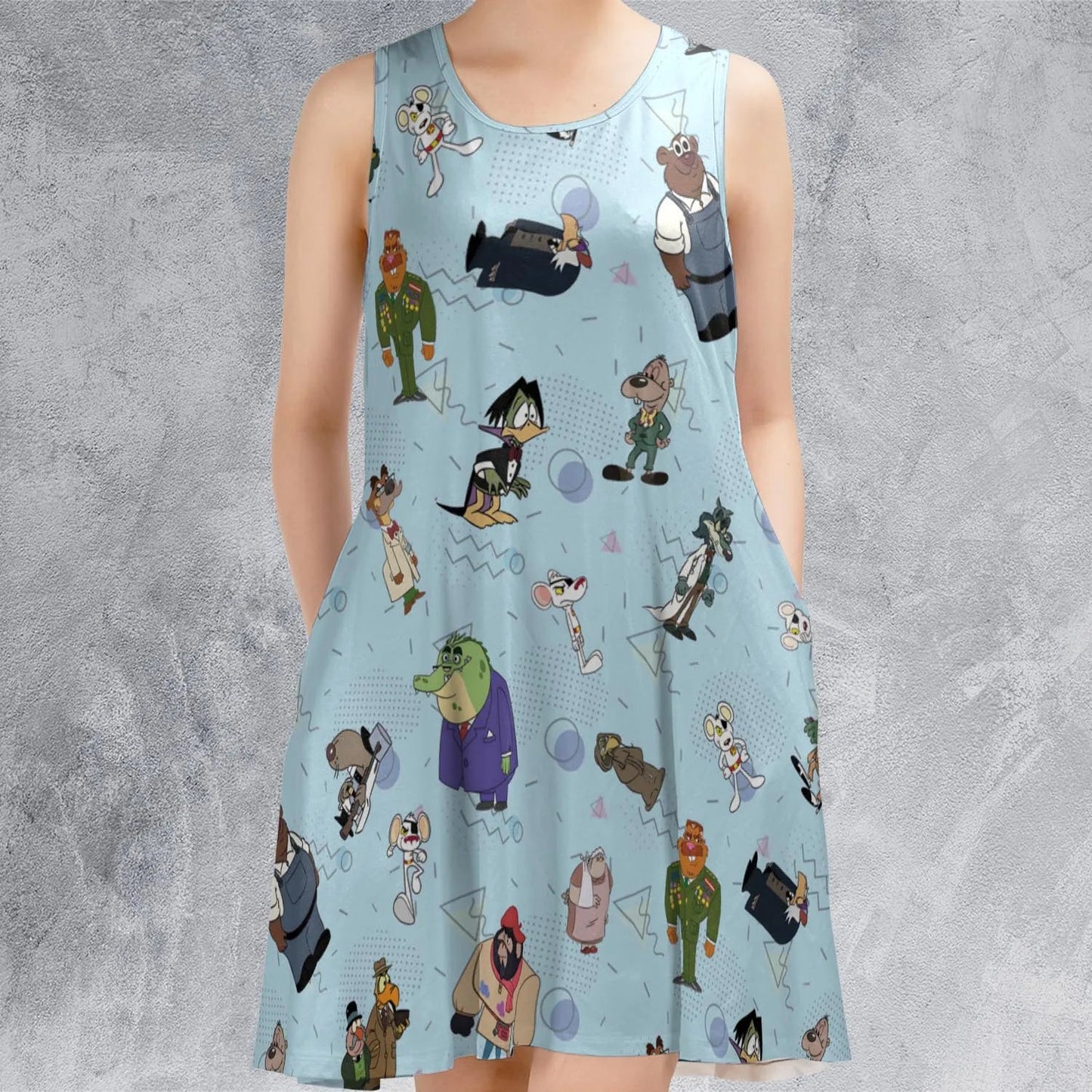 Casual Sleeveless Dress - MKWGMYQ4