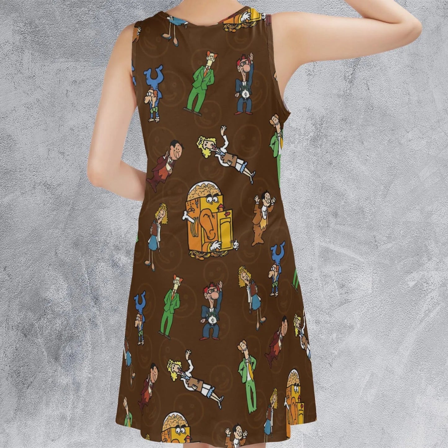 Casual Sleeveless Dress - J9Q6KY5X