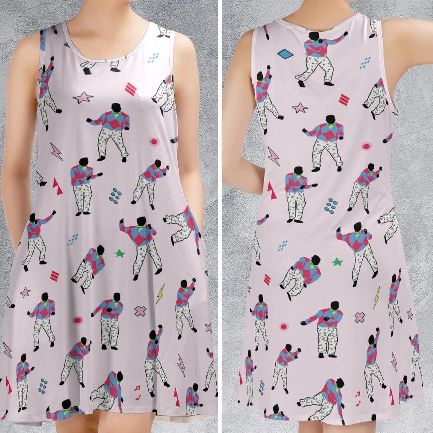 Casual Sleeveless Dress - MWMSTVLT