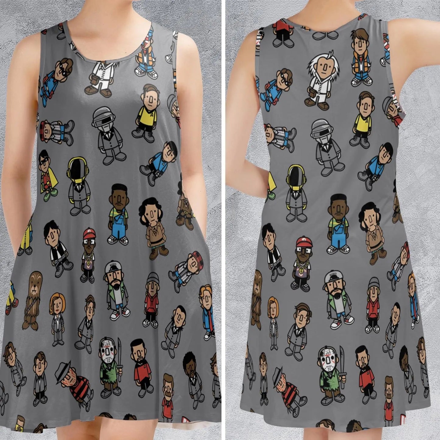 Casual Sleeveless Dress - S6RREYXZ