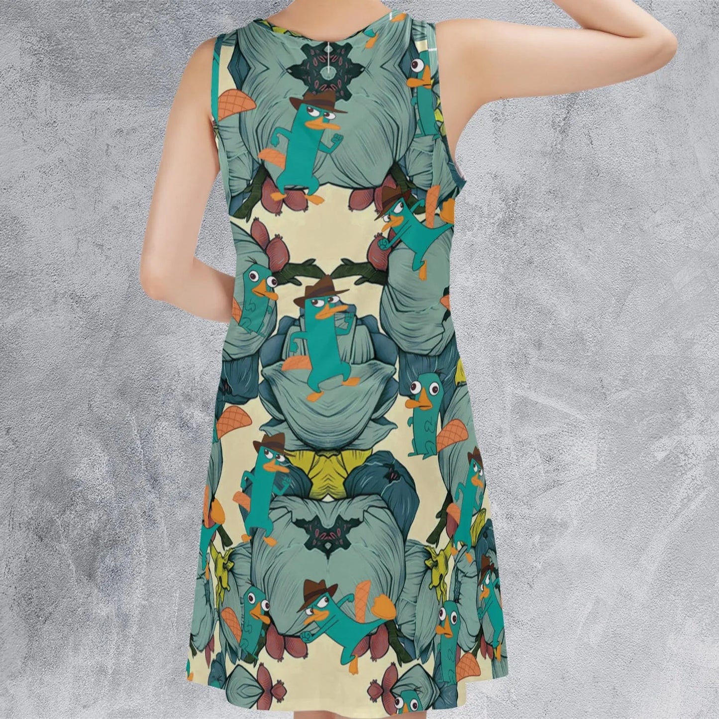 Casual Sleeveless Dress - 8MJ35NNJ
