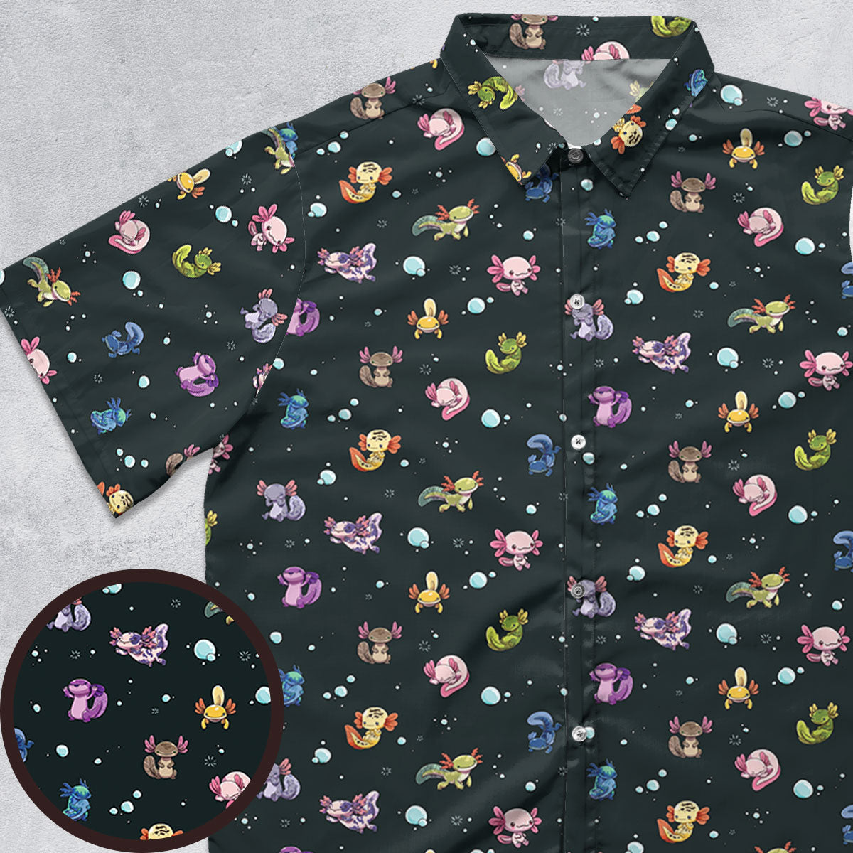 Short Sleeve Button Shirt - QCHNWAS3