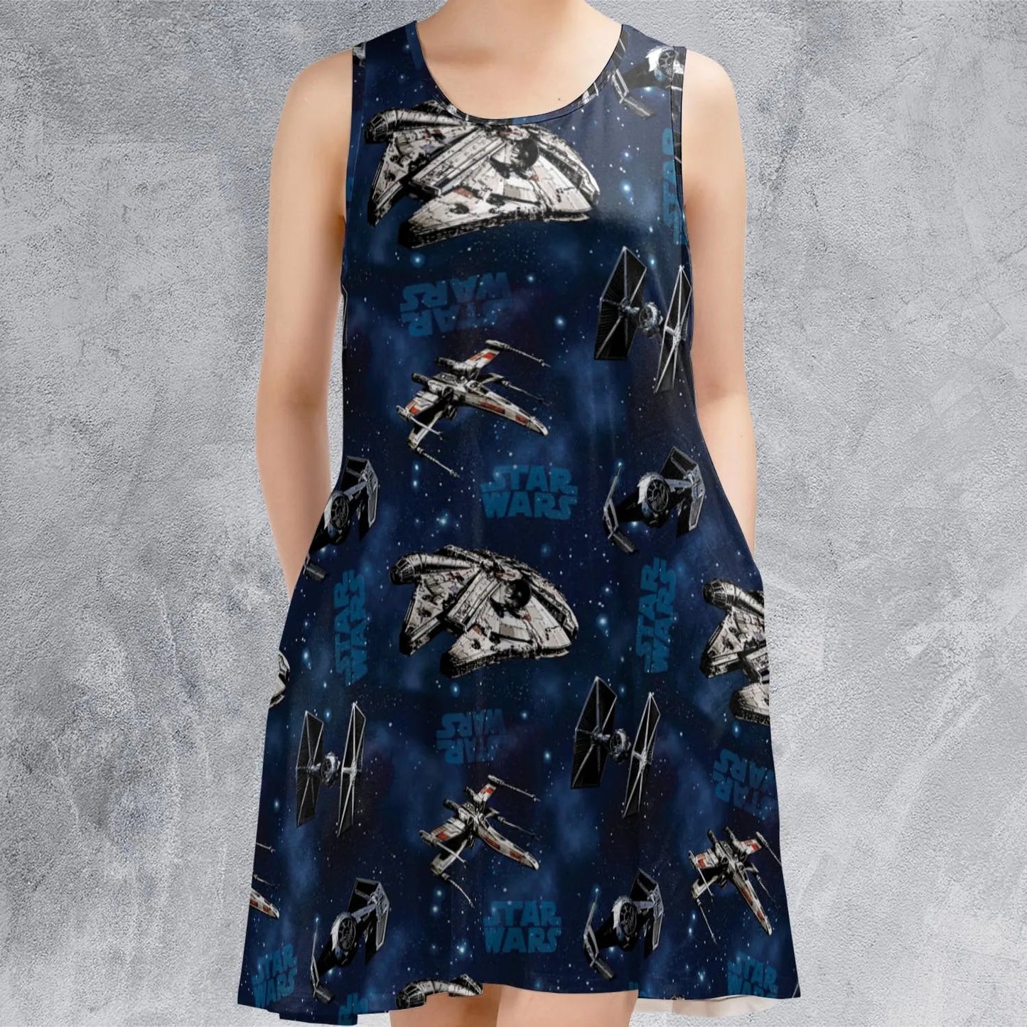 Casual Sleeveless Dress - AMZY8QYK