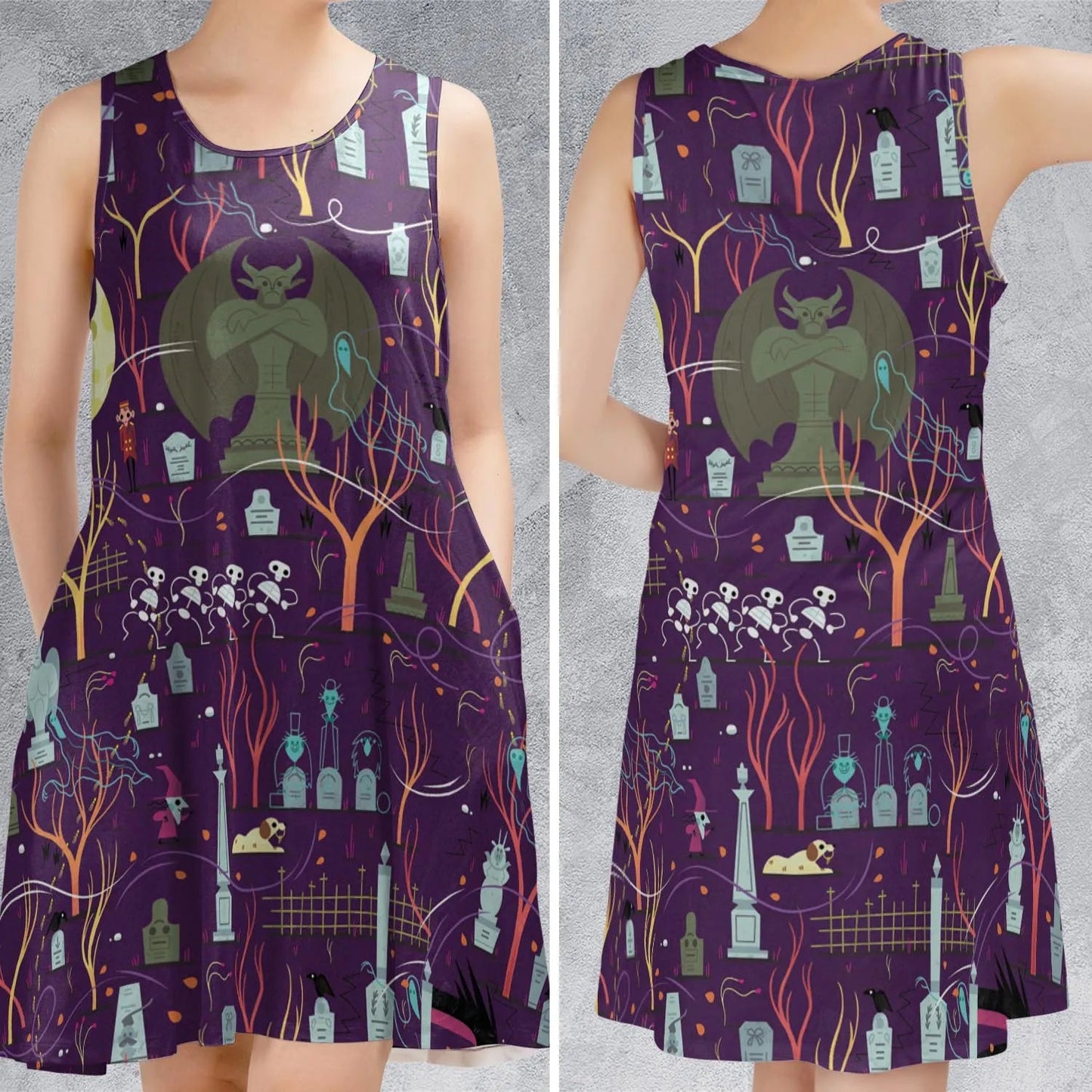 Casual Sleeveless Dress - MT8U2Q3F