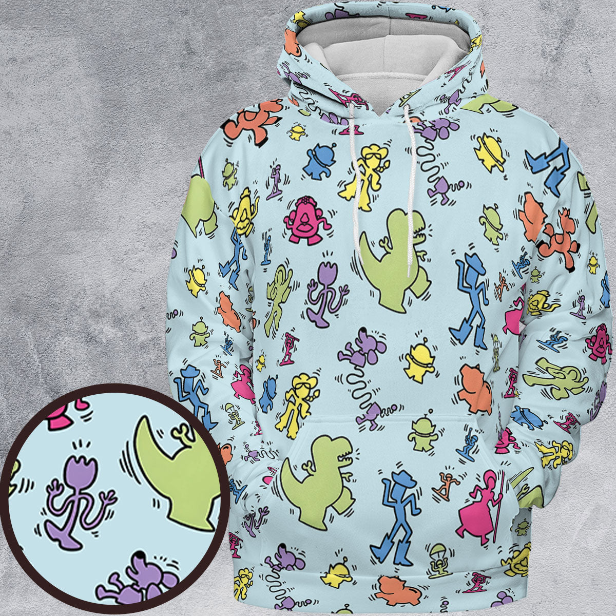 Full Print Hoodie - 41BK5AV1