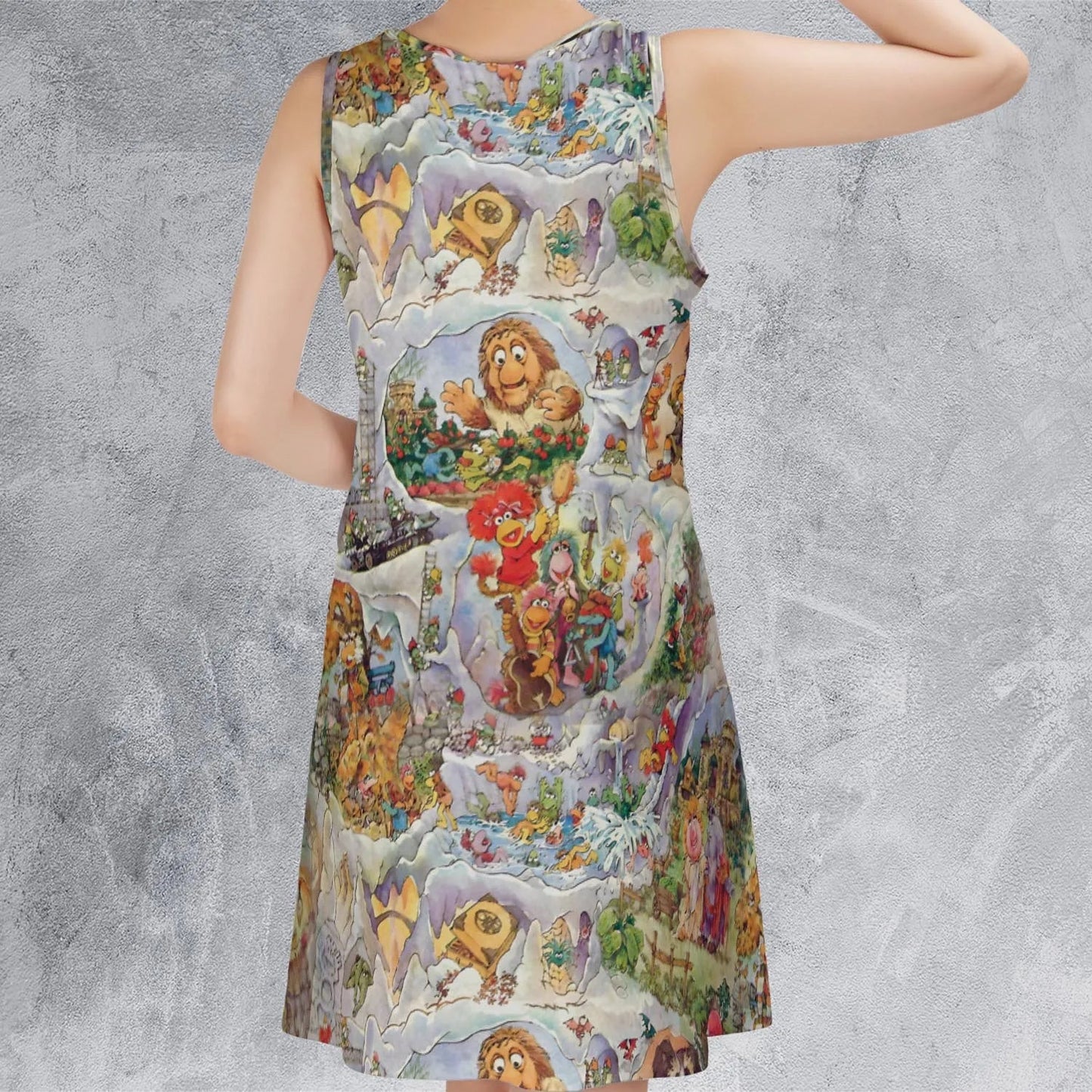 Casual Sleeveless Dress - GGJQQWSR
