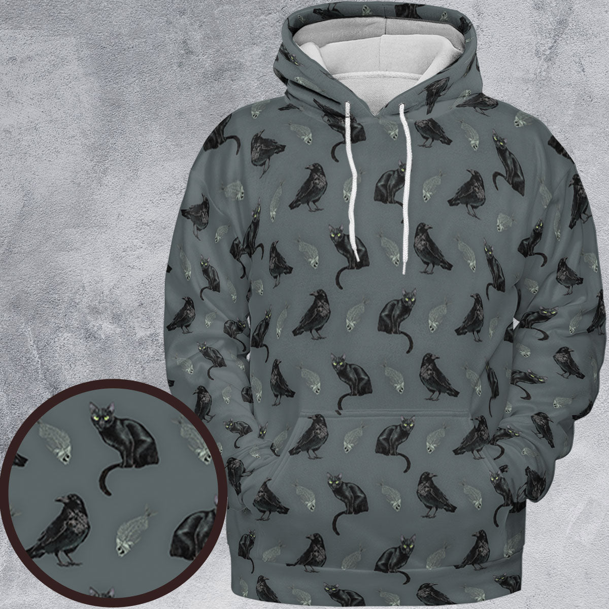 Full Print Hoodie - V87BC7ZV