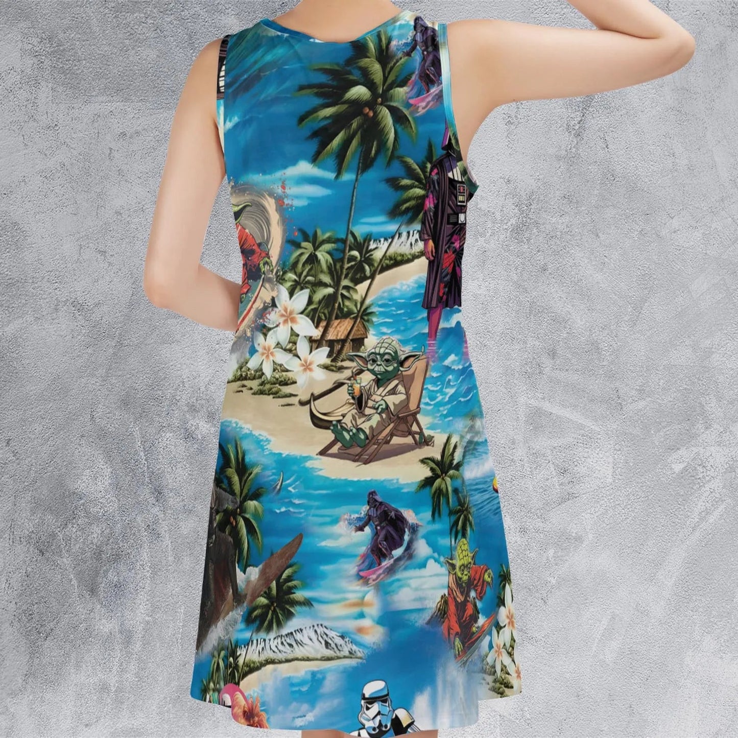 Casual Sleeveless Dress - FDRU5J96