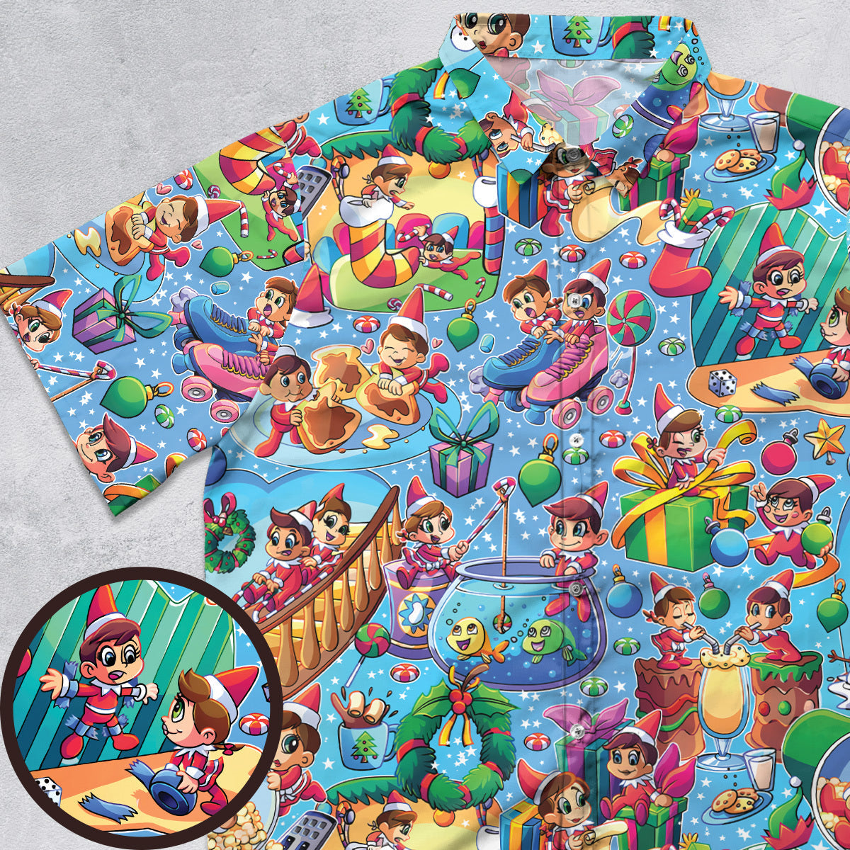 Short Sleeve Button Shirt - CQBEYJKH