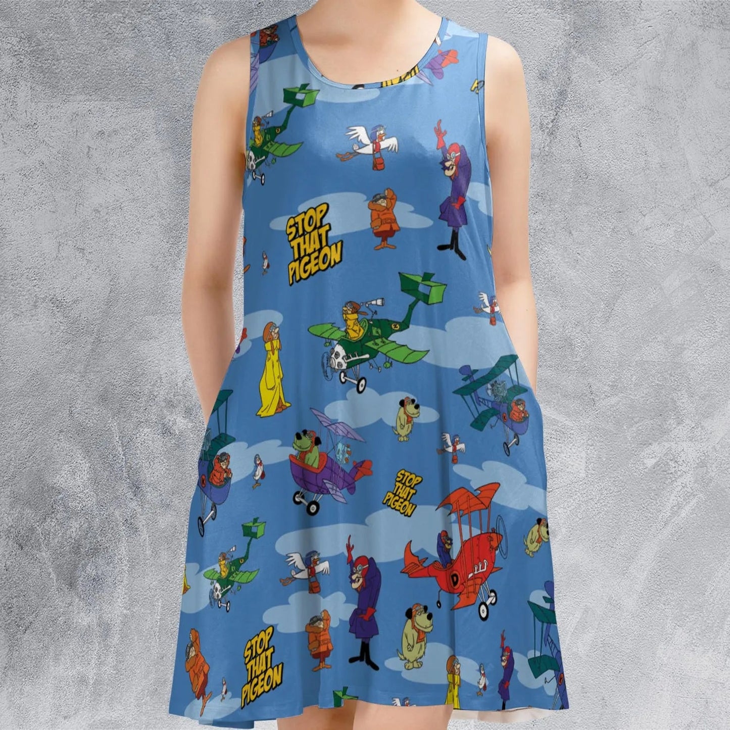 Casual Sleeveless Dress - RW1GTRW1