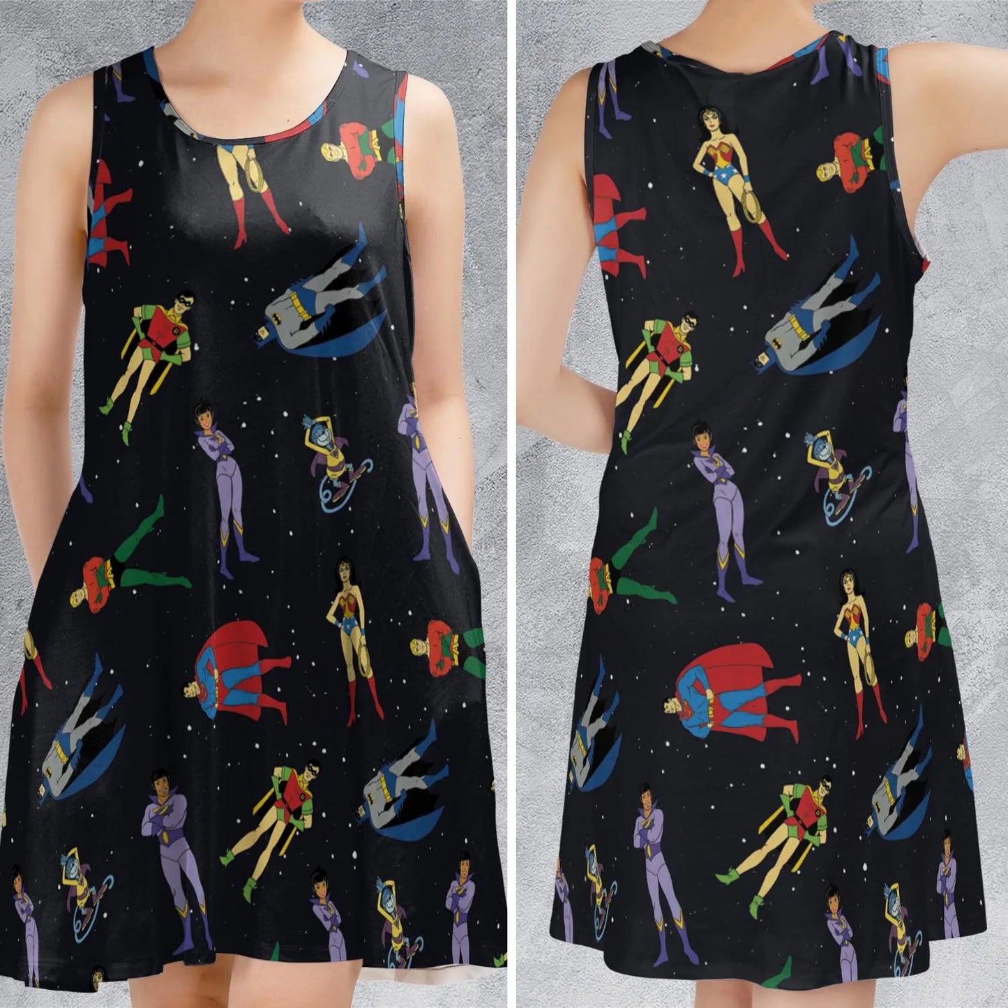 Casual Sleeveless Dress - BZ713KSV