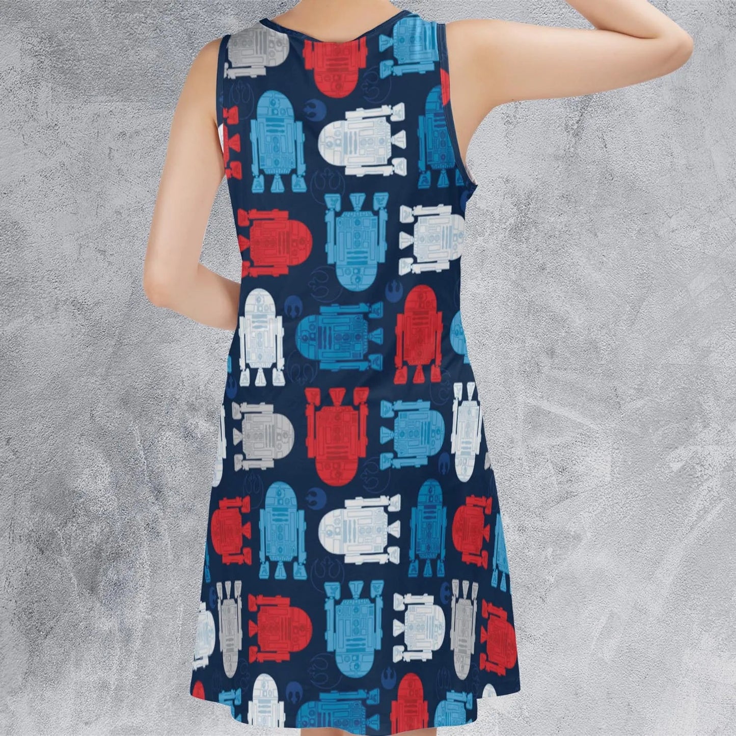 Casual Sleeveless Dress - E29P3PXJ