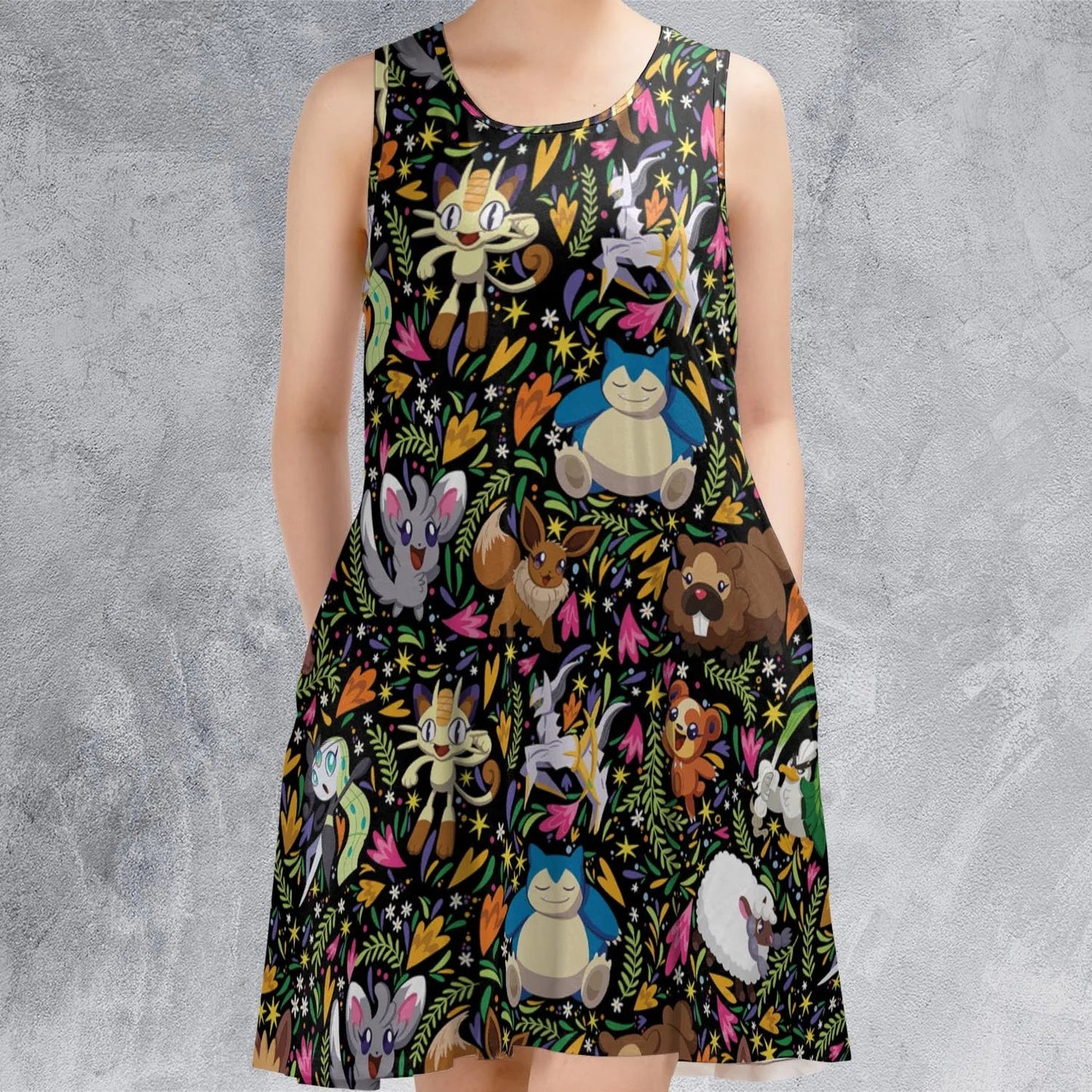 Casual Sleeveless Dress - APD3FQAG