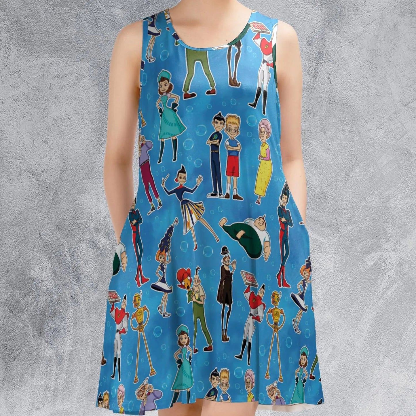 Casual Sleeveless Dress - SMRNBCQK