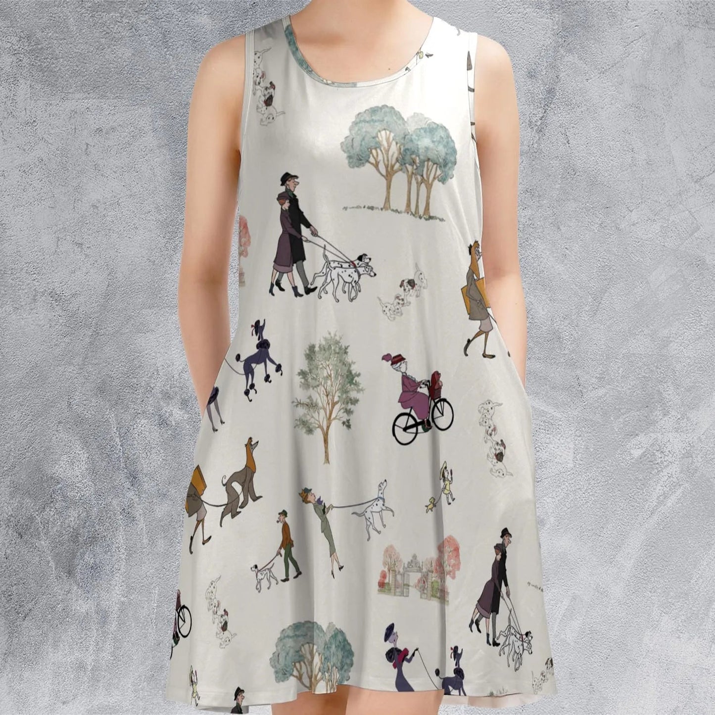 Casual Sleeveless Dress - Y5C5XGZ8