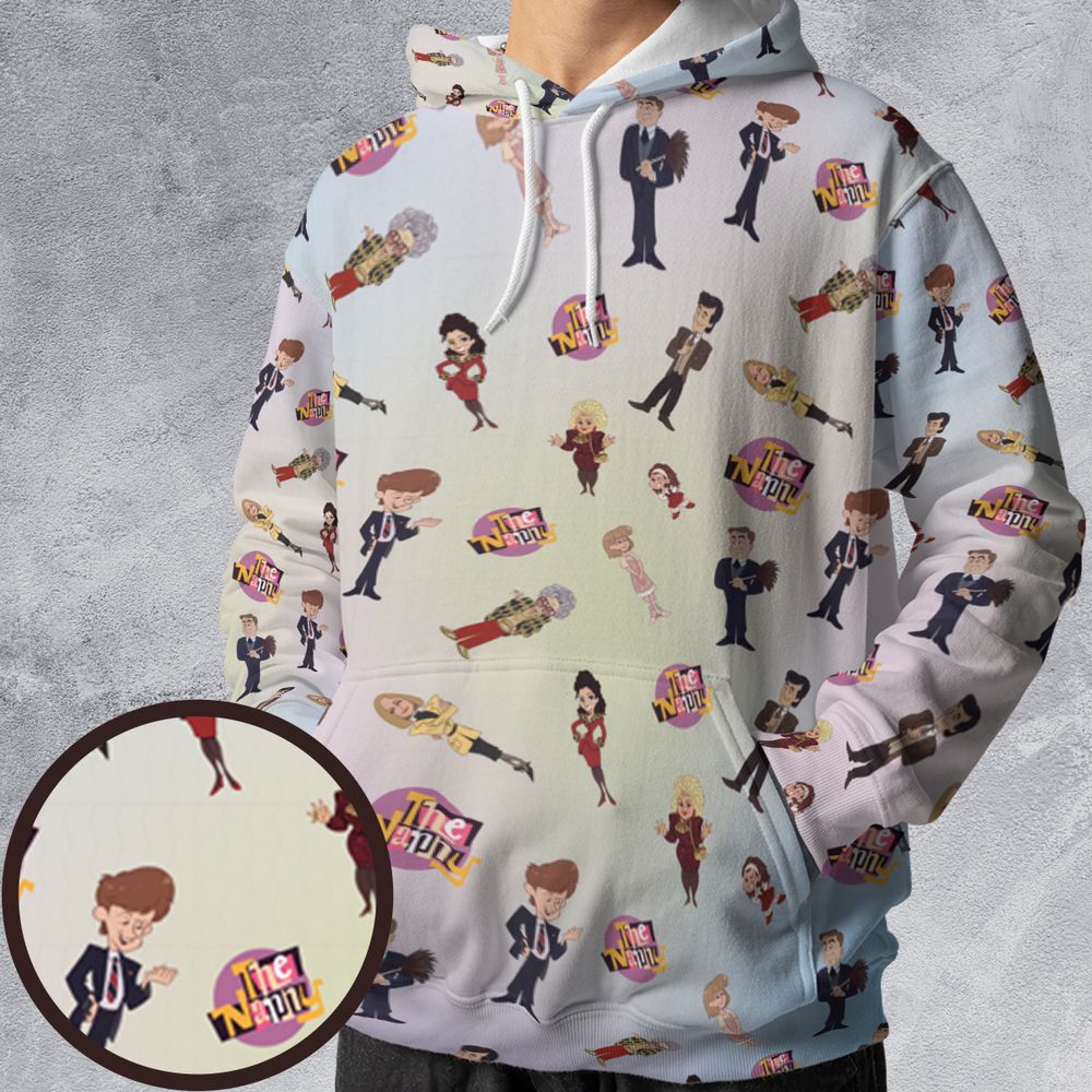 All-over Print Hoodie - 9T2N3JDE -  - 1