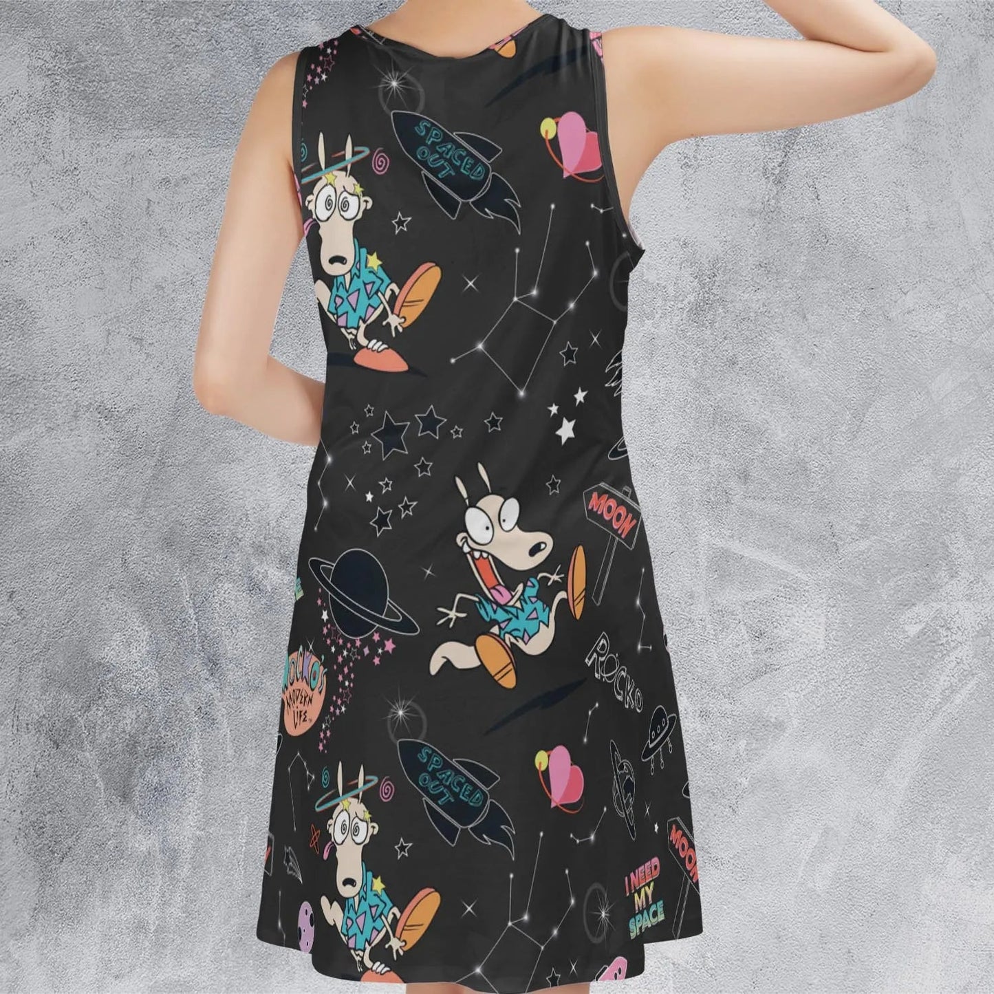 Casual Sleeveless Dress - ERRD1VX9