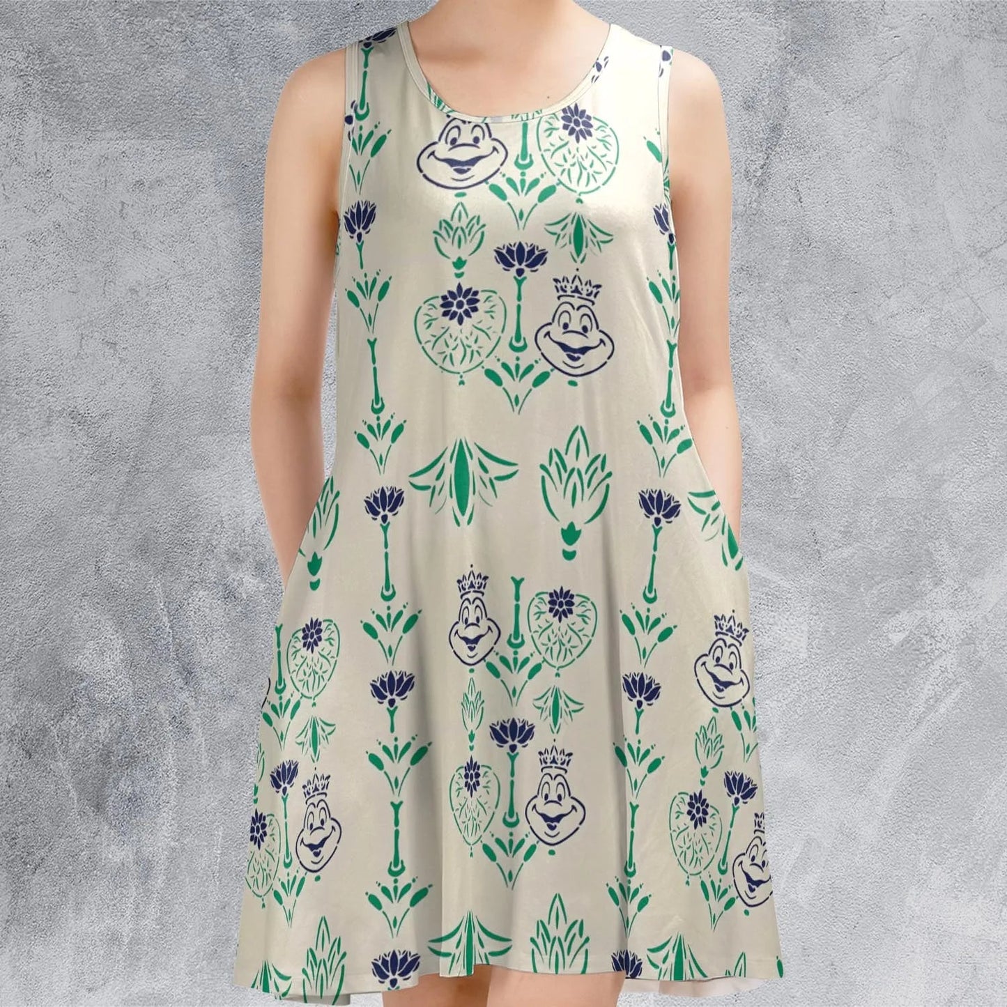 Casual Sleeveless Dress - R6KJUEWQ