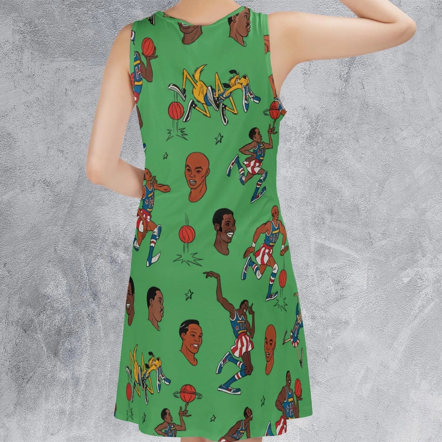 Casual Sleeveless Dress - 1W5G4ZPG