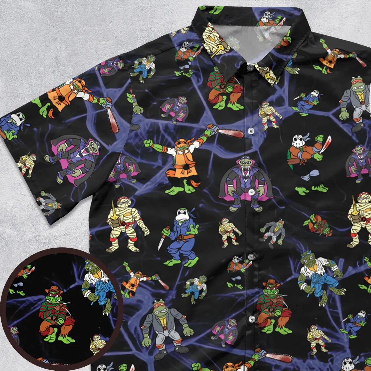 Short Sleeve Button Shirt - EDYDE85B