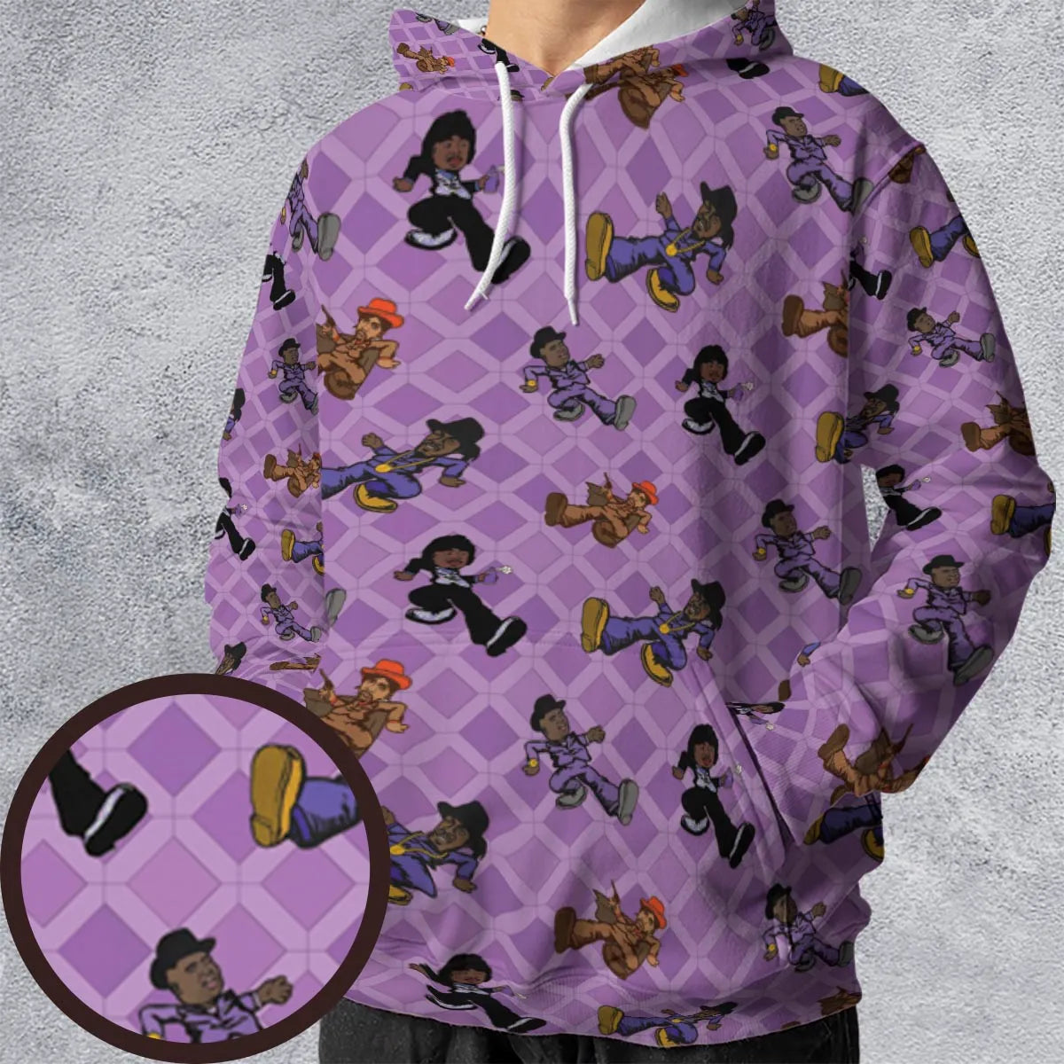 Full Print Hoodie - Z5N19CRT