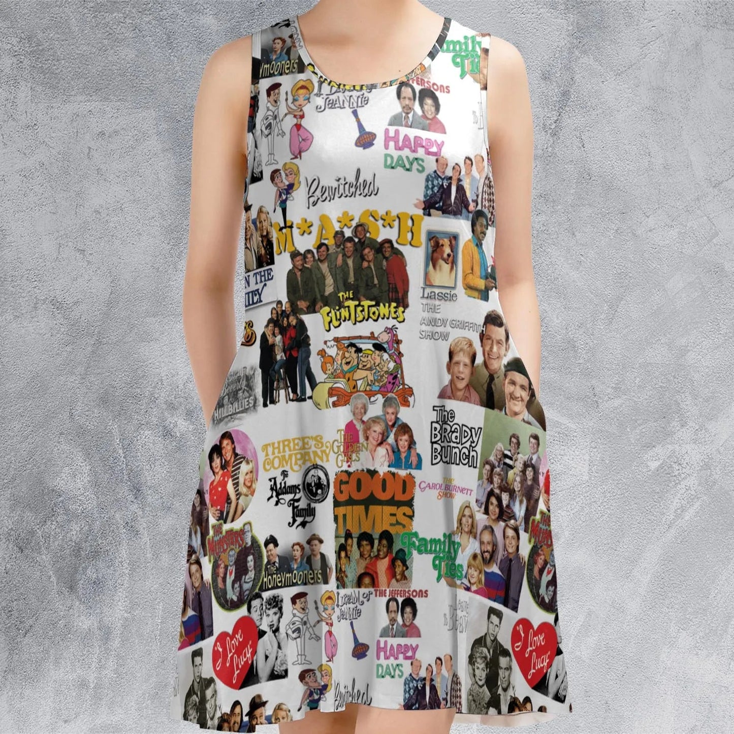Casual Sleeveless Dress - 5SSVA55W