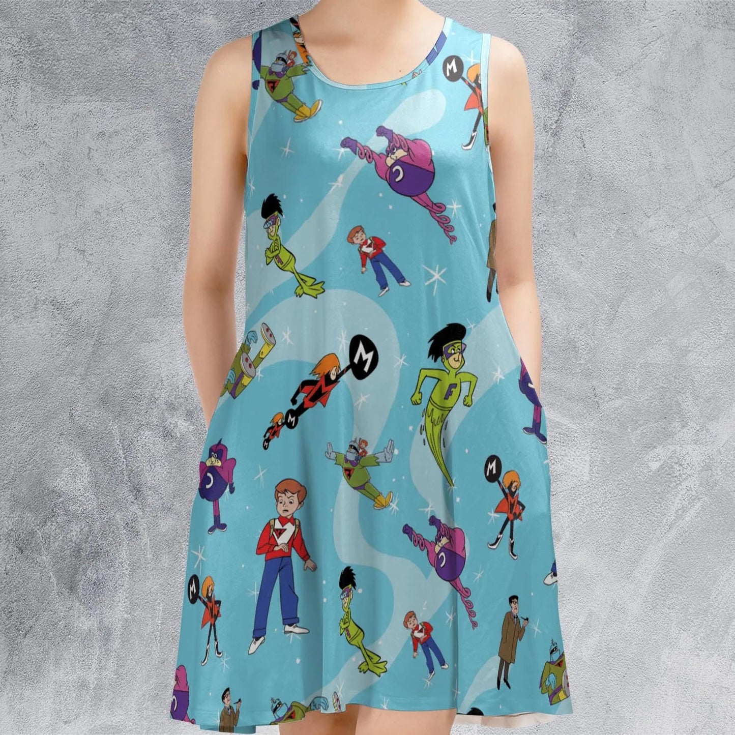 Casual Sleeveless Dress - CV5X5QU4