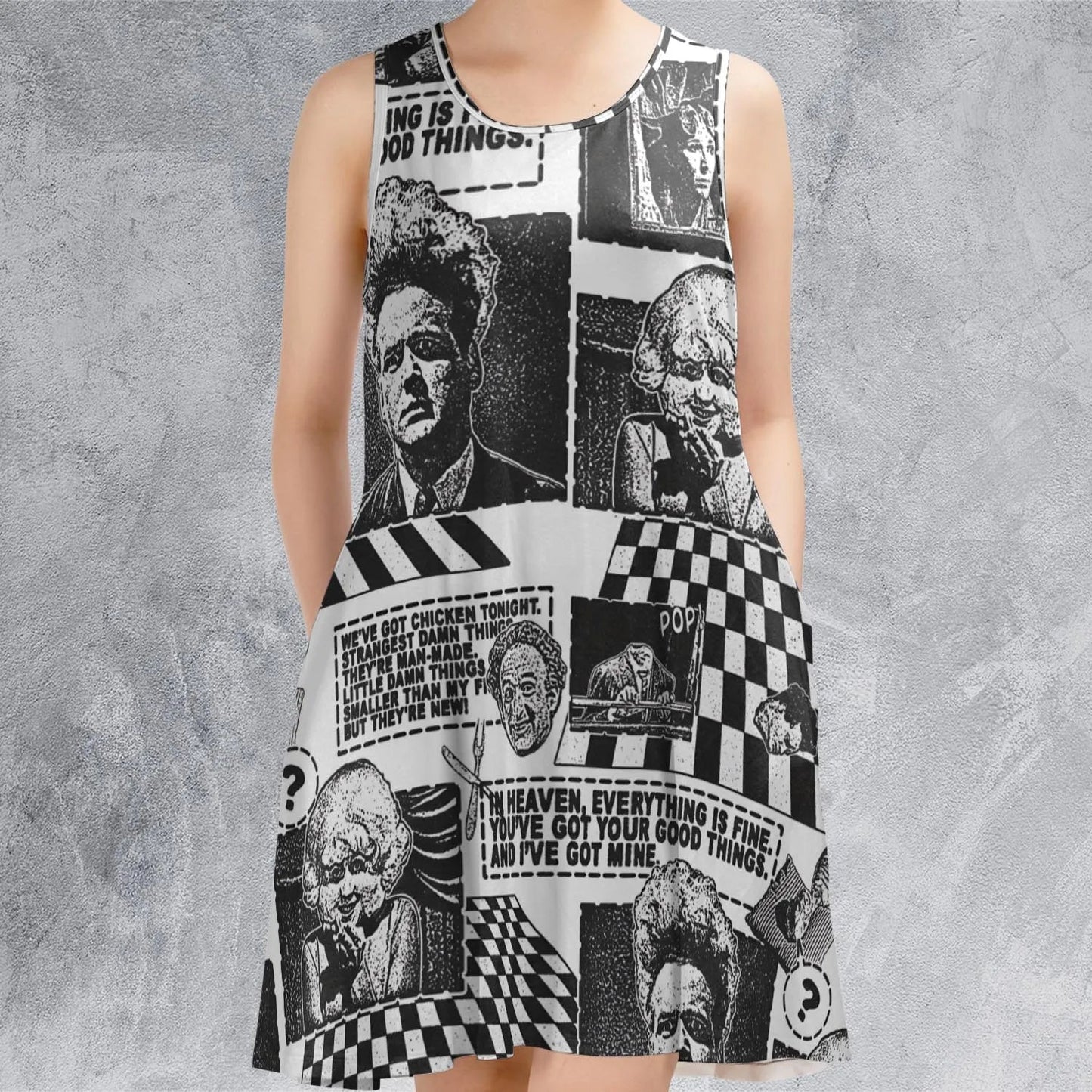 Casual Sleeveless Dress - Z2SSBRX7