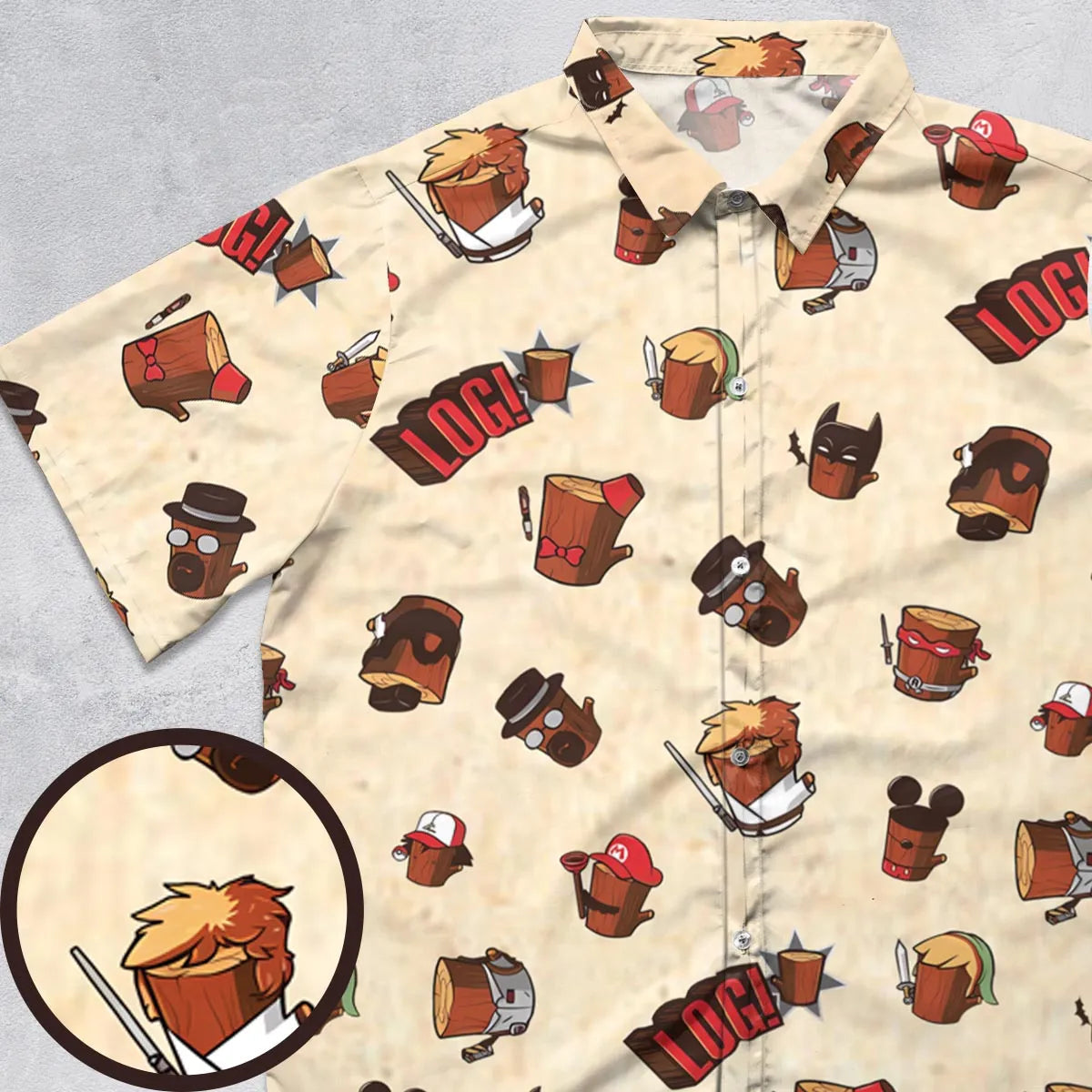 Short Sleeve Button Shirt - AQP8ZECZ