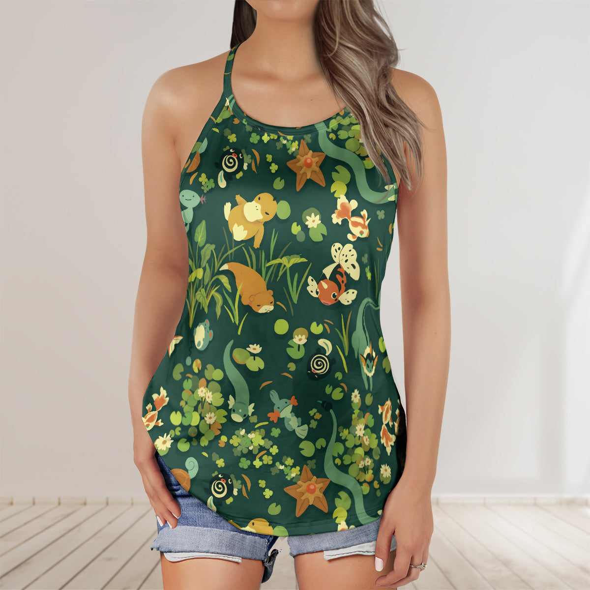 Criss Cross Tank Top - CLWZLGX2