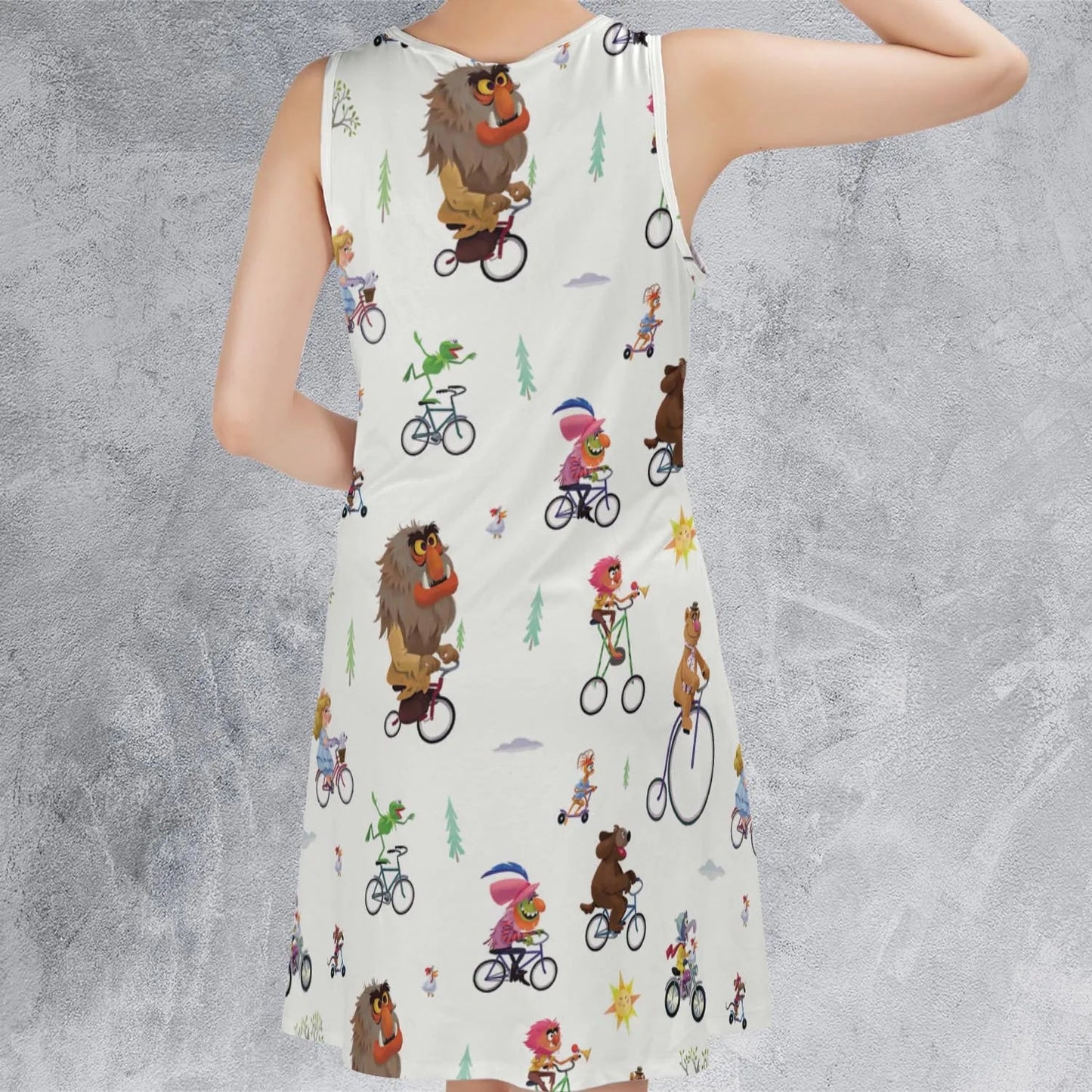 Casual Sleeveless Dress - 9WHYBLHJ