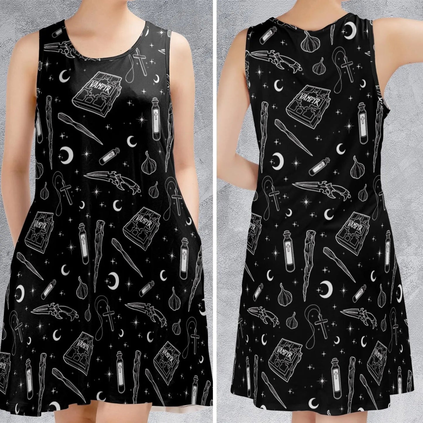 Casual Sleeveless Dress - MQTA1Y1D