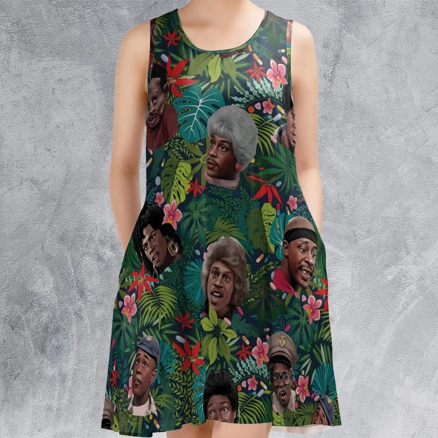 Casual Sleeveless Dress - 1SY4KS75